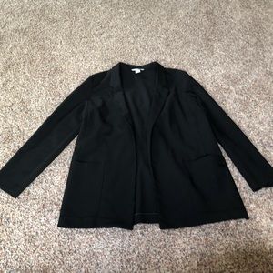 H&M Black open blazer